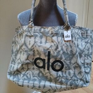 ALO Yoga Tie-Dye Canvas Tote NWT